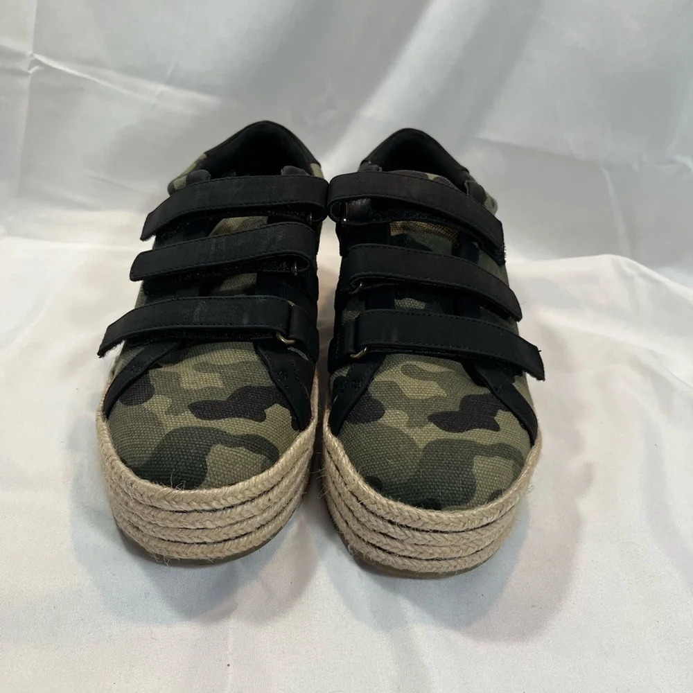 Mix No. 6–Camo Printed Canvas Espadrille Sneakers